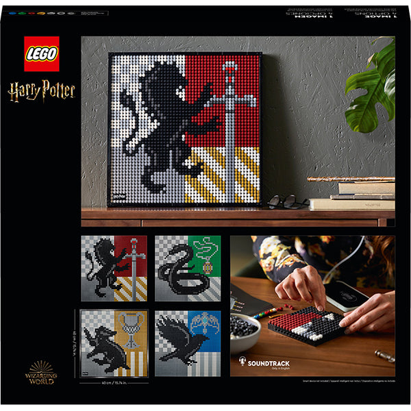 LEGO Art Harry Potter Hogwarts Crests Box