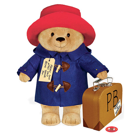 Paddington Bear Classic Soft Toy with Suitcase - 16 Inch